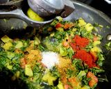 A picture of step 5 of Green Amaranth Mix Vegetable Sabzi.