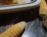 A picture of step 2 of Humitas (steamed fresh corn cakes).