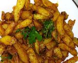A picture of step 7 of Chips Masala.