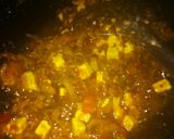 A picture of step 4 of Paneer karela.