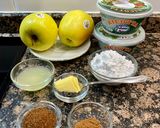A picture of step 1 of Apple and Ricotta Cream Tart.