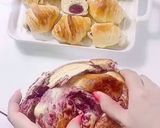 Hình bước làm 12 của món Bánh mì khoai lang tým lịm tìm sym