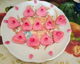 A picture of step 5 of Valentine,s worthy delicious heart cookies.
