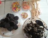 Foto langkah ke 1 dari resep Gorio coklat stik (jajan 1000 an).