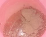 صورة لخطوة 1 من وصفة كيكة بدون بيض و بدون حليب بزاف بنينة 😋 صوص شوكولاته ساهلة 😉