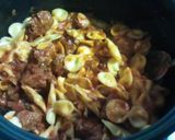 Foto del paso 6 de la receta: Fideos moñito c/salsa de carne 🍝+🐄