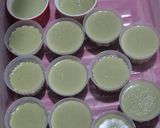 Foto langkah ke 4 dari resep Matcha Silky Puding.