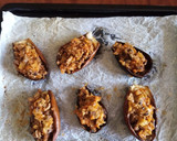 Foto del paso 5 de la receta: Berenjenas rellenas de ternera y champiñón