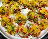 A picture of step 6 of Leftover Chapati fry Papdi Chaat.