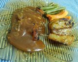 Foto langkah ke 12 dari resep Steak saus barbeque (daging sisa kurban) 😂.