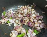 A picture of step 1 of Methi gobhi paneer burji.