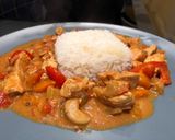 A picture of step 7 of Random chicken with veg stew.