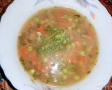 A picture of step 5 of Garlic Mixed Vegetables Soup.