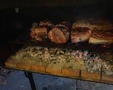 Foto del paso 1 de la receta: Pastel de batata y bondiola (a la parrilla) desmechada
