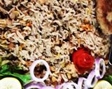 A picture of step 2 of White channe ka pulao.