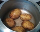 A picture of step 1 of Aloo Chokha !!.