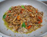 Foto langkah ke 6 dari resep Balado Teri Jengki (Sambal Ijo Versi Kering).