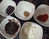 A picture of step 2 of Chocolate shrikhand.