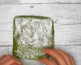 A picture of step 4 of Macha Snowball Cookies.