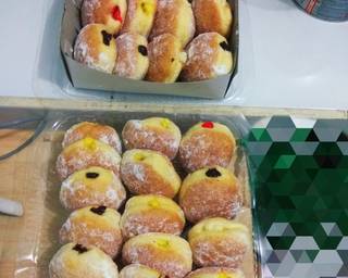 Donat buntu/ donat bomboloni langkah memasak 3 foto