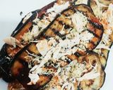 Foto del paso 7 de la receta: Berenjenas asadas, con pollo y queso 🍆 🧀 🐔