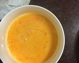 A picture of step 6 of Hot and Sour Soup with Tofu and Bamboo Shoots.