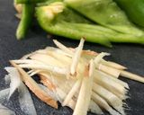 青椒炒透抽的食譜步驟1照片