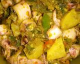 Foto langkah ke 4 dari resep Cumi asin cabe ijo enak.