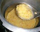 A picture of step 2 of Moong dal payasam/pasi parappu payasam.