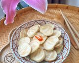 Hình bước làm 5 của món Cà Pháo Ngâm Tỏi Ớt Chua Ngọt