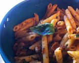 รูปขั้นตอนการทำที่ 12 ของ Sun-dried Tomato and Basil Pesto Pasta (สูตรเจ)