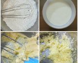 Hình bước làm 2 của món Bánh bông lan bí đỏ và quả khô