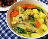 Hình bước làm 7 của món Canh gà rau củ