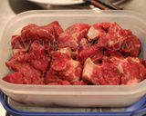 Hình bước làm 1 của món Hủ tiếu bò kho 