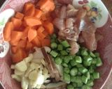 รูปขั้นตอนการทำที่ 3 ของ ข้าวผัดไข่เค็ม