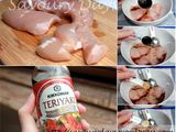 Thịt gà xiên nướng kiểu Nhật 