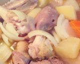 Hình bước làm 5 của món Canh gà rau củ