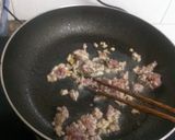 Hình bước làm 2 của món Rau bó xôi xào thịt 
