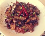 Hình bước làm 7 của món Cá thu đao kho chua cay