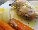 Foto del paso 4 de la receta: Pollo al horno con verduras