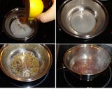 Foto del paso 1 de la receta: Flanes de turrón de yema y chocolate