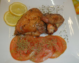 Foto del paso 4 de la receta: Pollo a la parrilla con tomates