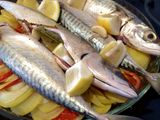 Caballa al horno