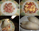 Foto del paso 3 de la receta: Espaguetis con calamares rellenos y almejas