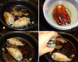 Foto del paso 5 de la receta: Espaguetis con calamares rellenos y almejas