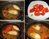 Foto del paso 6 de la receta: Espaguetis con calamares rellenos y almejas