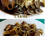 Foto del paso 11 de la receta: Espaguetis con calamares rellenos y almejas