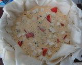 Foto del paso 5 de la receta: Tarta de alcachofas, feta y tomates