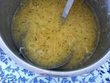 Sopa de ajo con fideos
