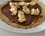 Foto del paso 4 de la receta: Panqueques con dulce de leche y banana